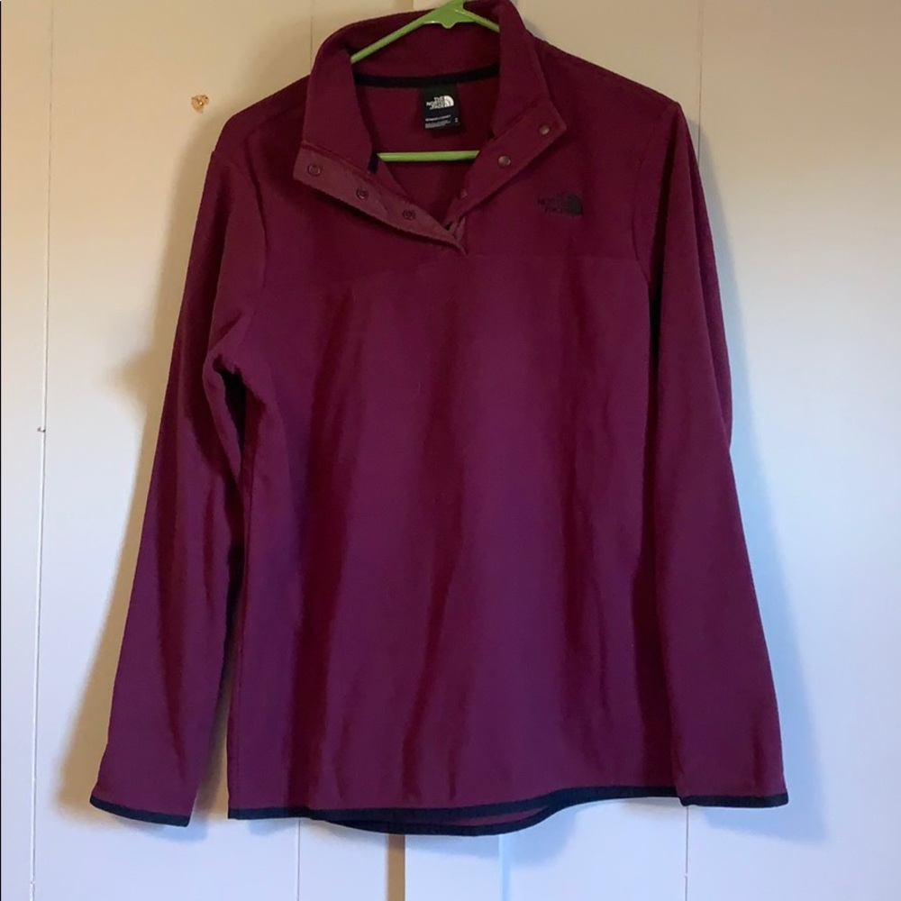 Maroon North Face Fleece